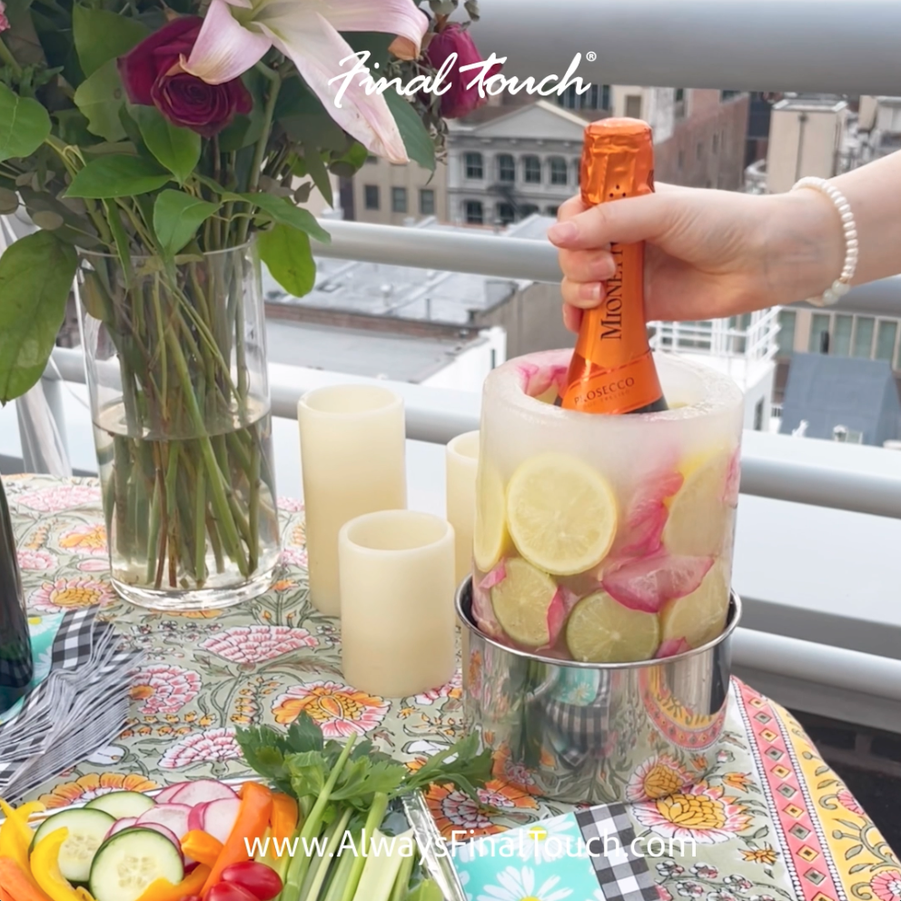Final Touch Stainless Steel Ice Bottle Chiller - Product Demonstration Video