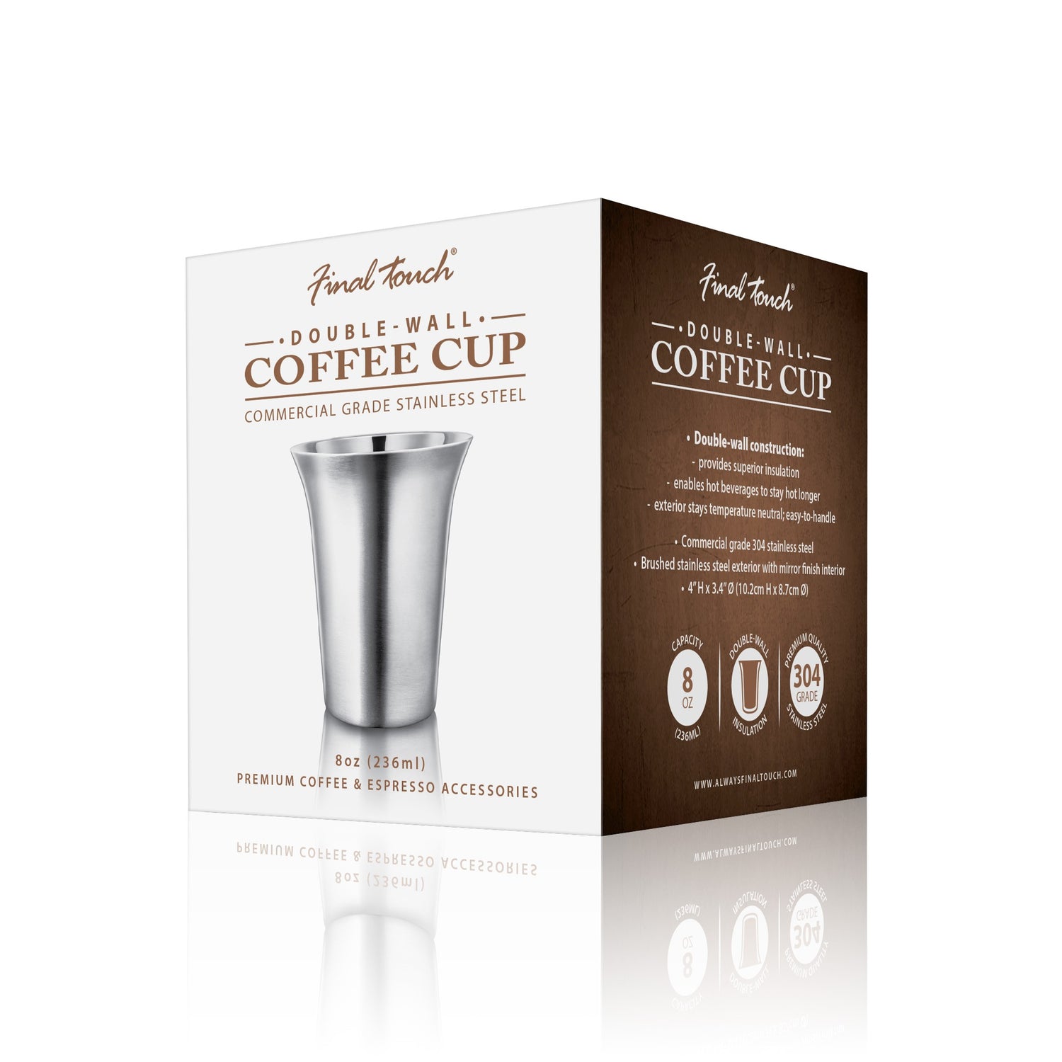 8 oz Double-Wall Coffee Cup