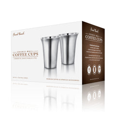 8 oz Double-Wall Coffee Cups - Set of 2