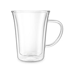 10 oz Double-Wall Insulated Glass Mug