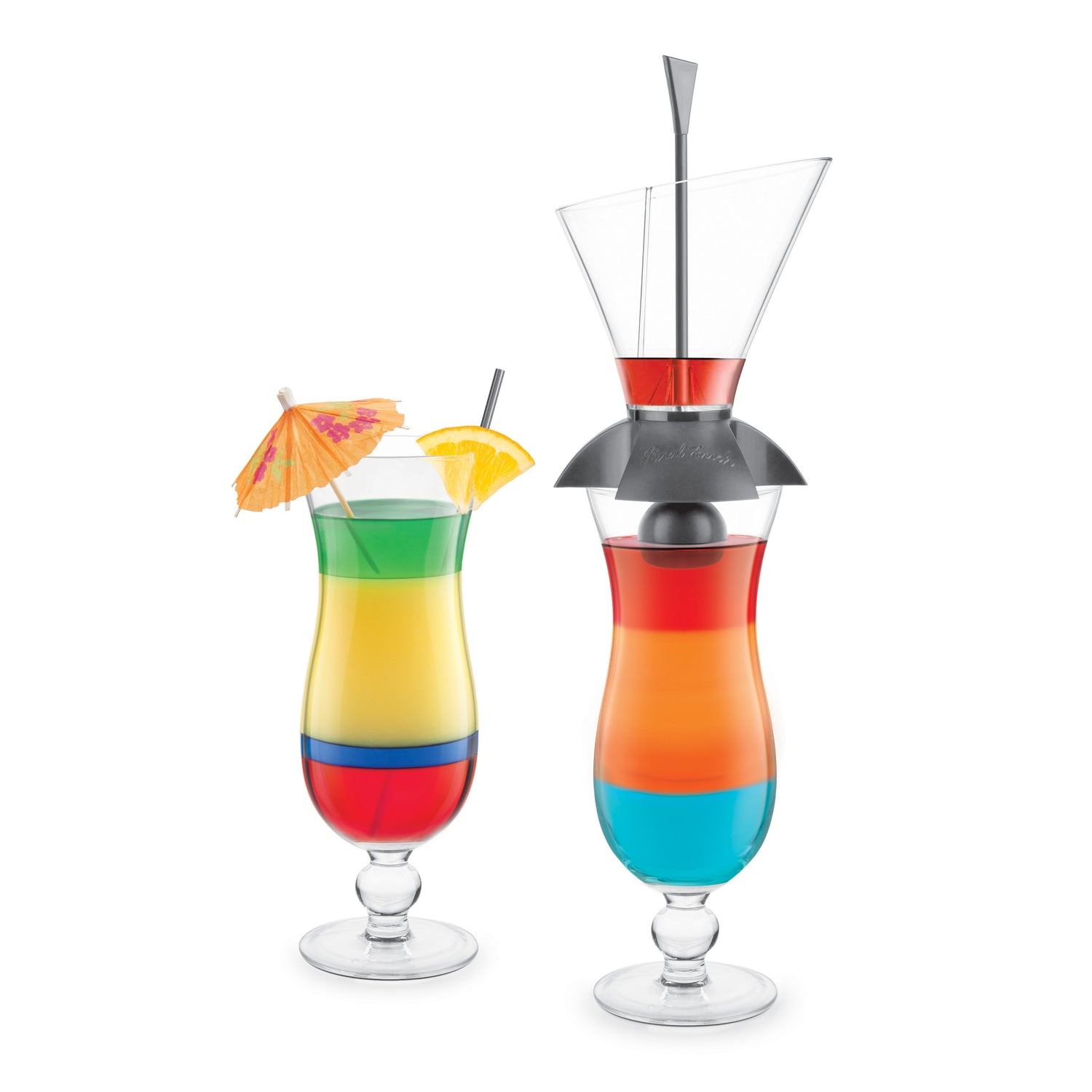 Rainbow Cocktail Layering Tool Set