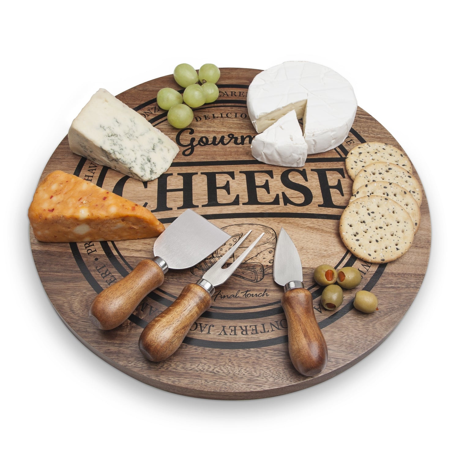 4 Piece Cheese Board Set