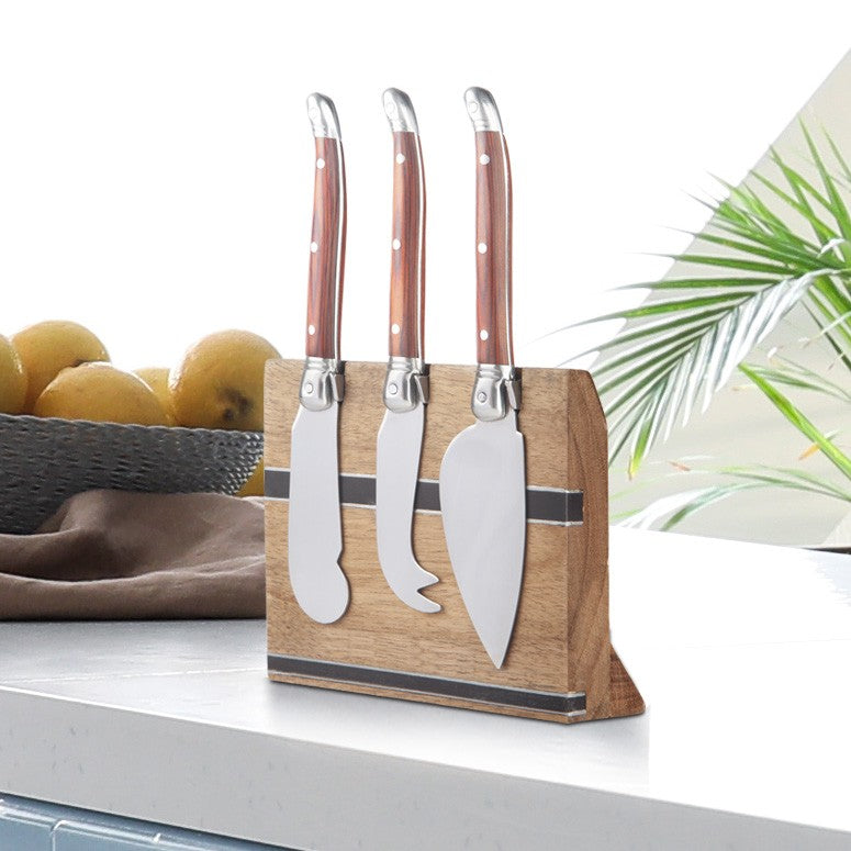 5 Piece Magnetic Cheese Board Set