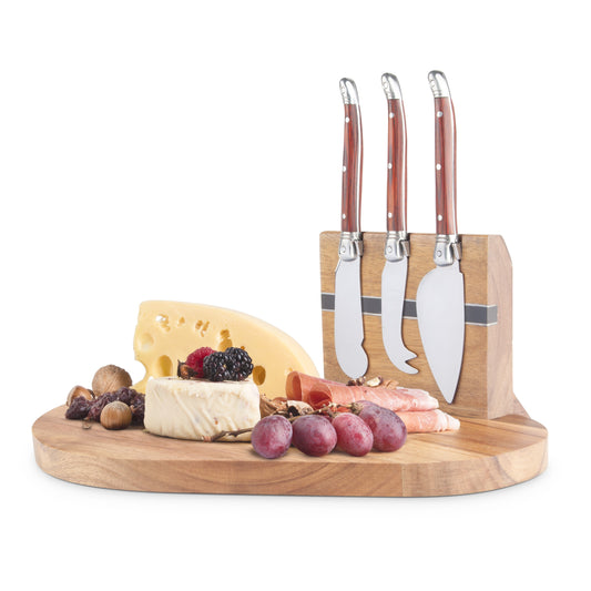 5 Piece Magnetic Cheese Board Set