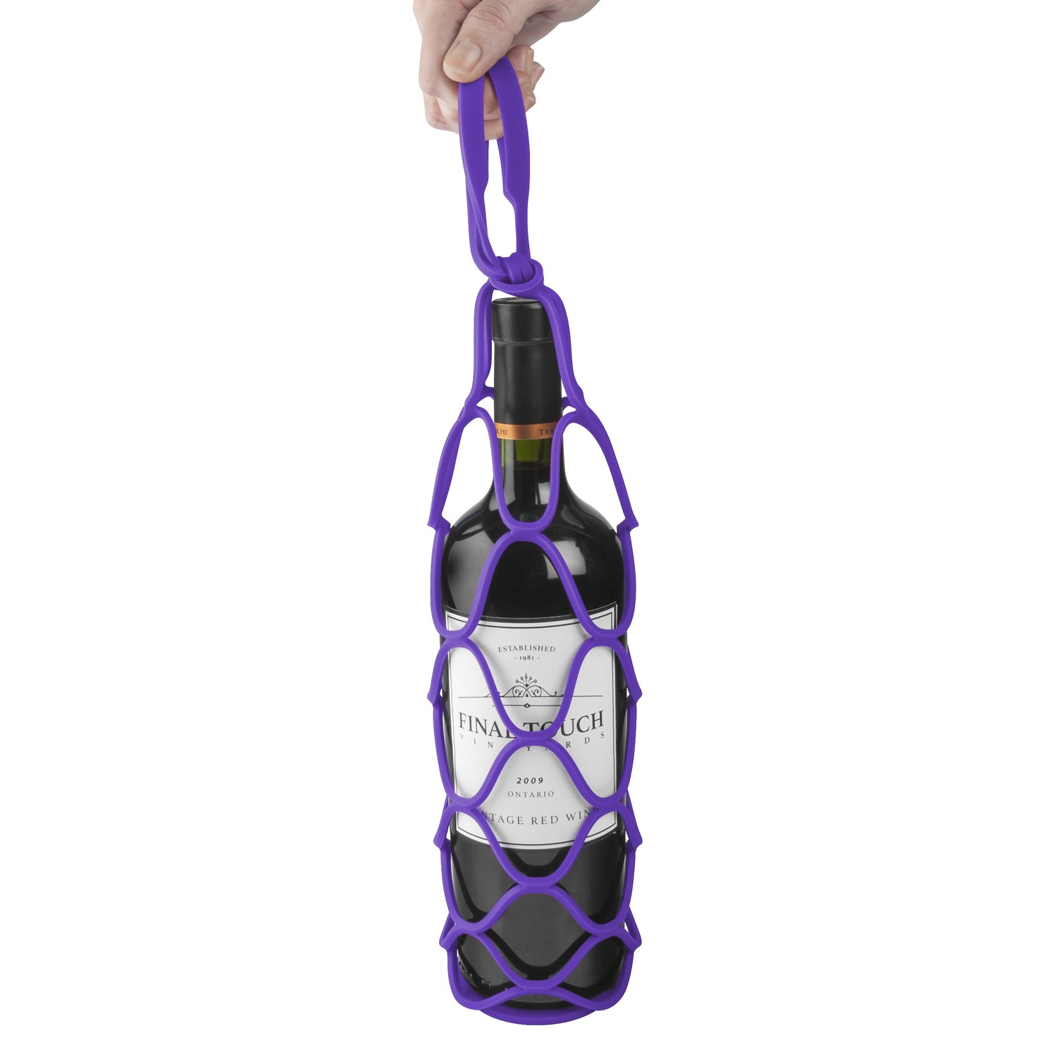 Up&Away Collapsible Silicone Bottle Bag - Purple
