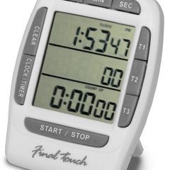 Digital Kitchen Timer - 3 Digital Timers Plus a Clock