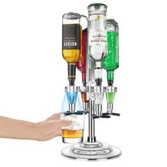 4 Bottle Led Liquor Dispenser