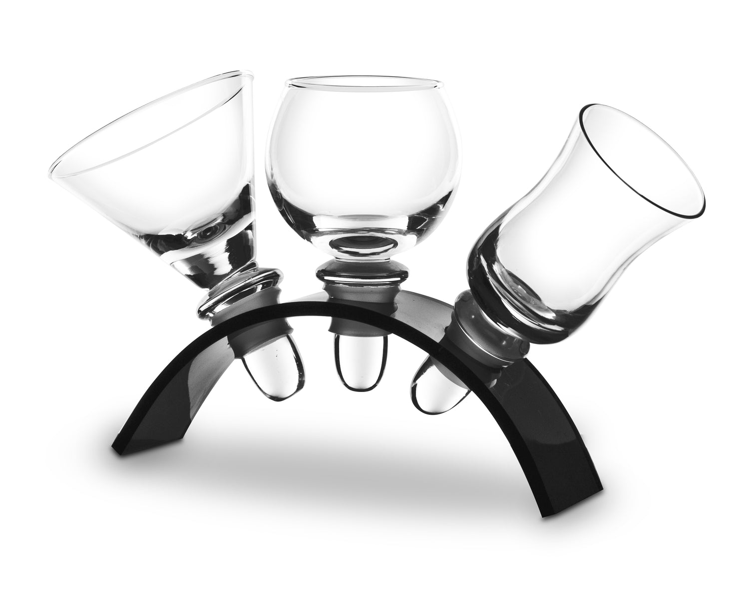 Glass Stopper Set with Stand