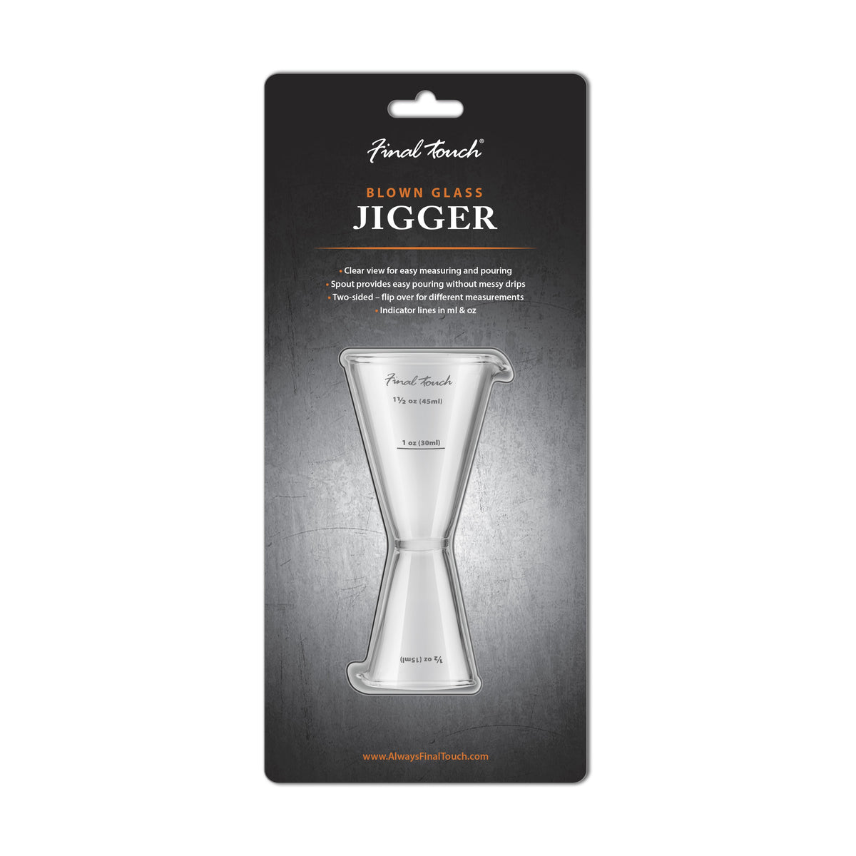 Blown Glass Jigger
