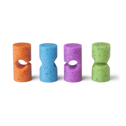 Cork Shaped Glass Markers - Set of 4