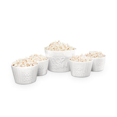 Popcorn Bowls - White