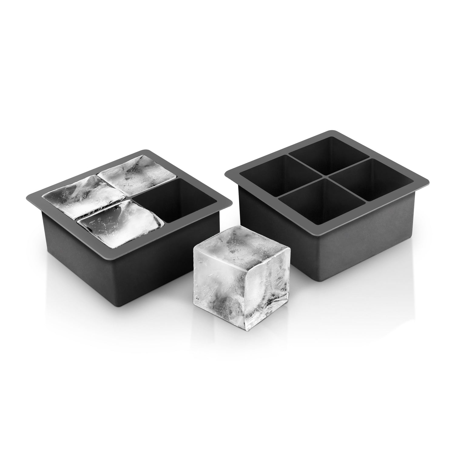 2 Extra-Large 4 Cube Ice Mould - Set of 2