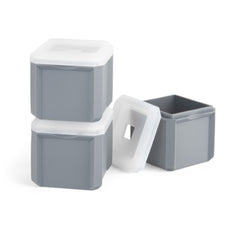Stackable 2" Extra-Large Cube Ice Moulds - Set of 3