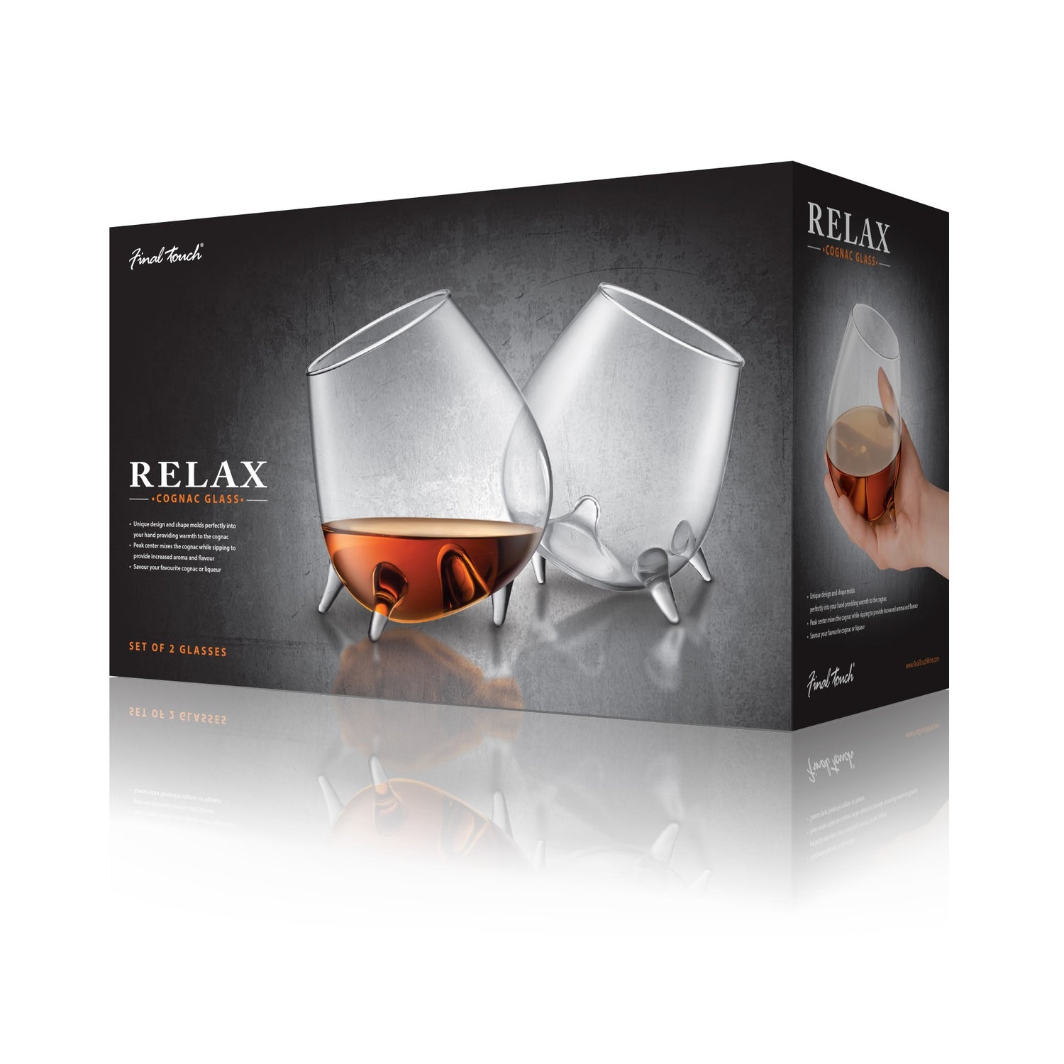 Relax Cognac Glasses 600 ml - Set of 2