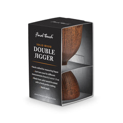 Solid Wood Double Jigger