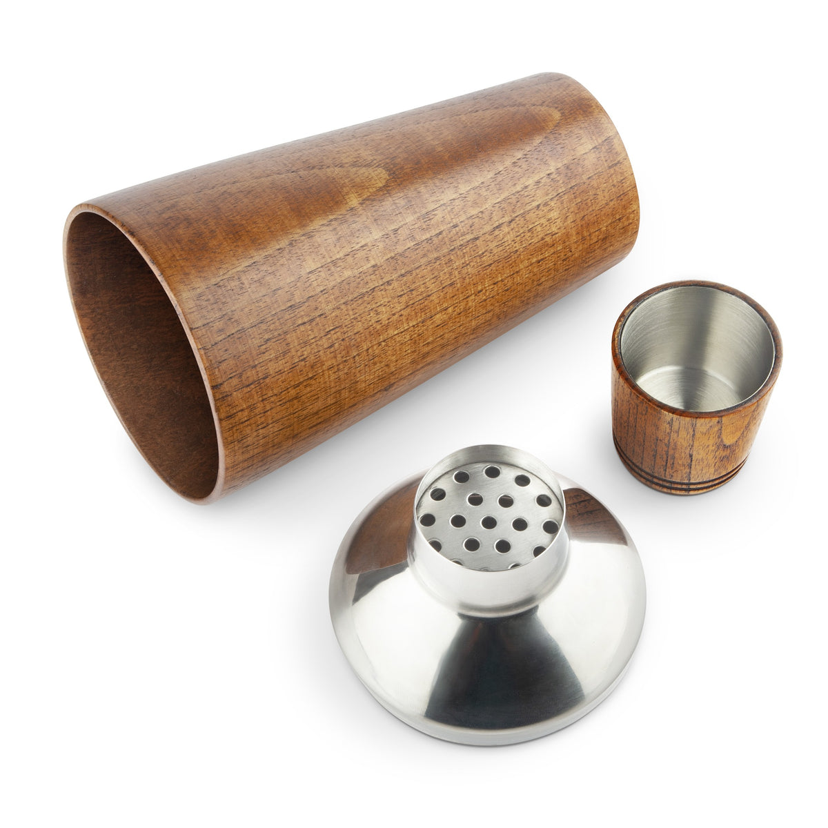 Handmade Wood Cocktail Shaker