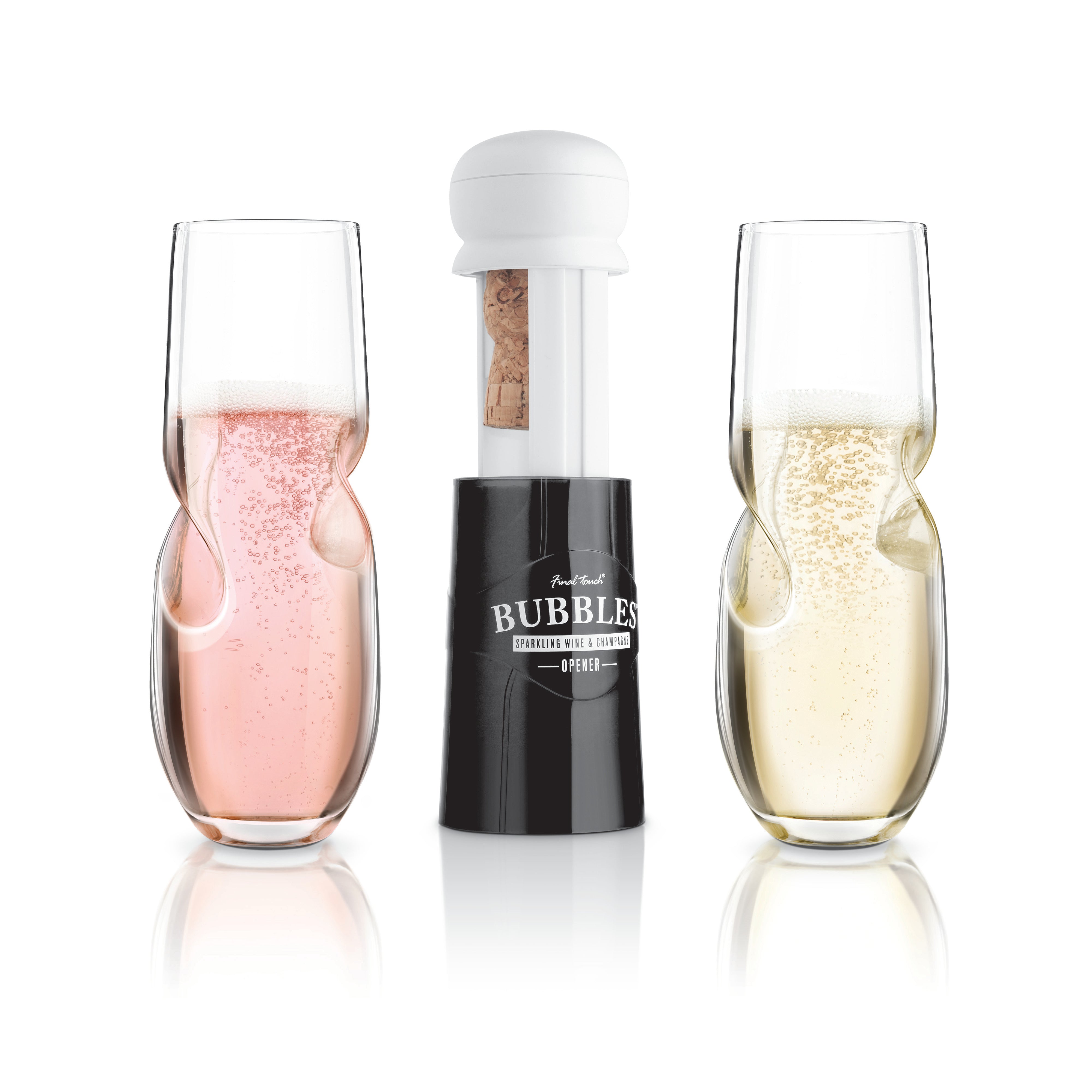 Champagne bubbles – it's all in the glass, Wine