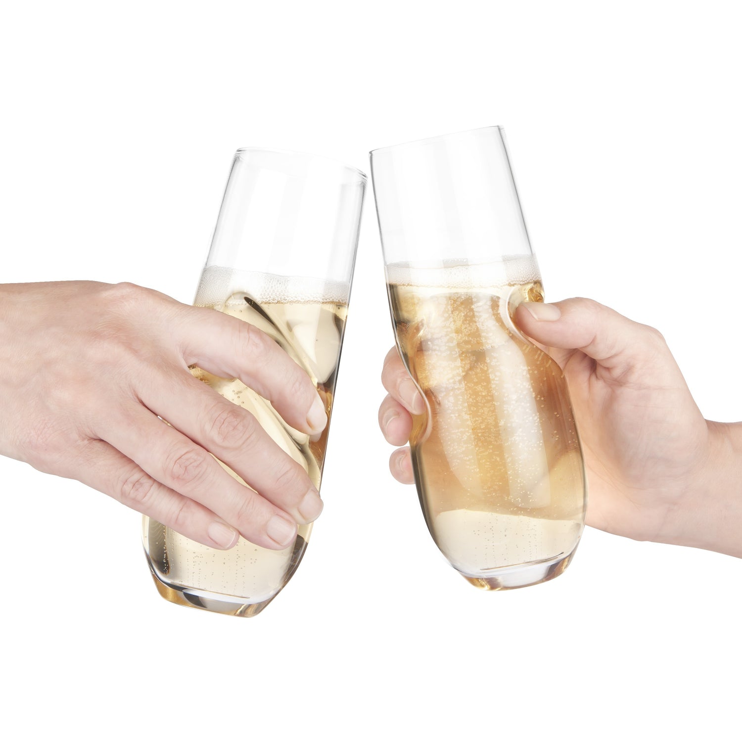 Bubbles Stemless Champagne Glass, Set of 2 – Half Past Seven