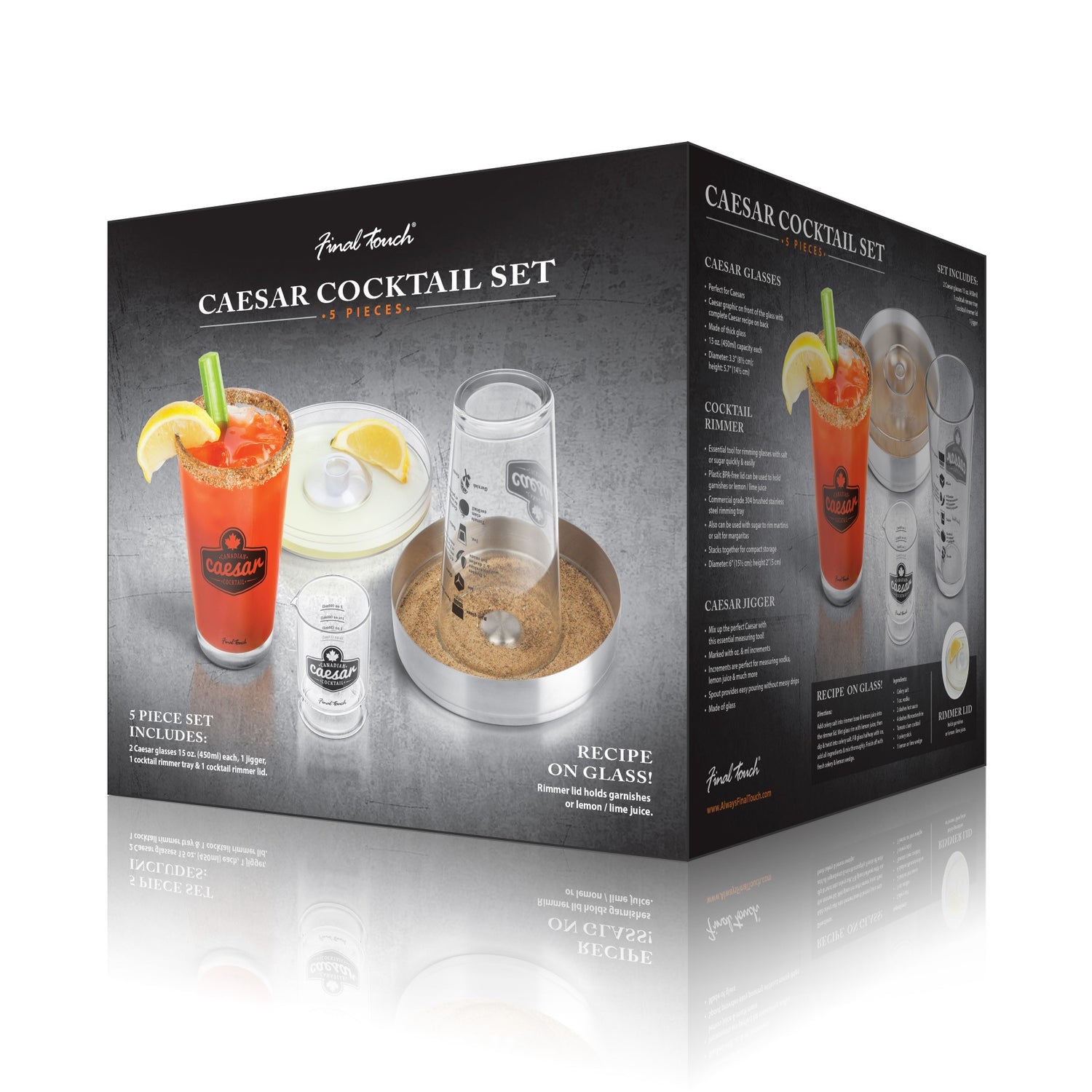 5 Piece Caesar Cocktail Set | Final Touch®