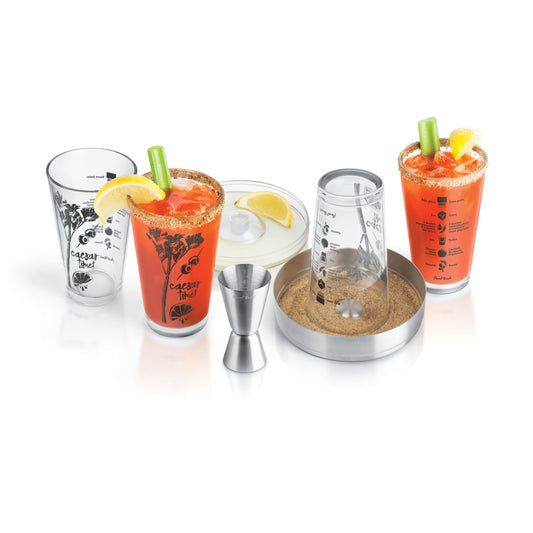 Final Touch Mojito Glass & Muddler Set (FTA1835): Kitchen Tool Sets: Mixed  Drinkware Sets 