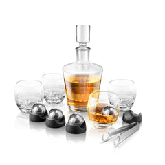 On The Rock Glass Decanter Set