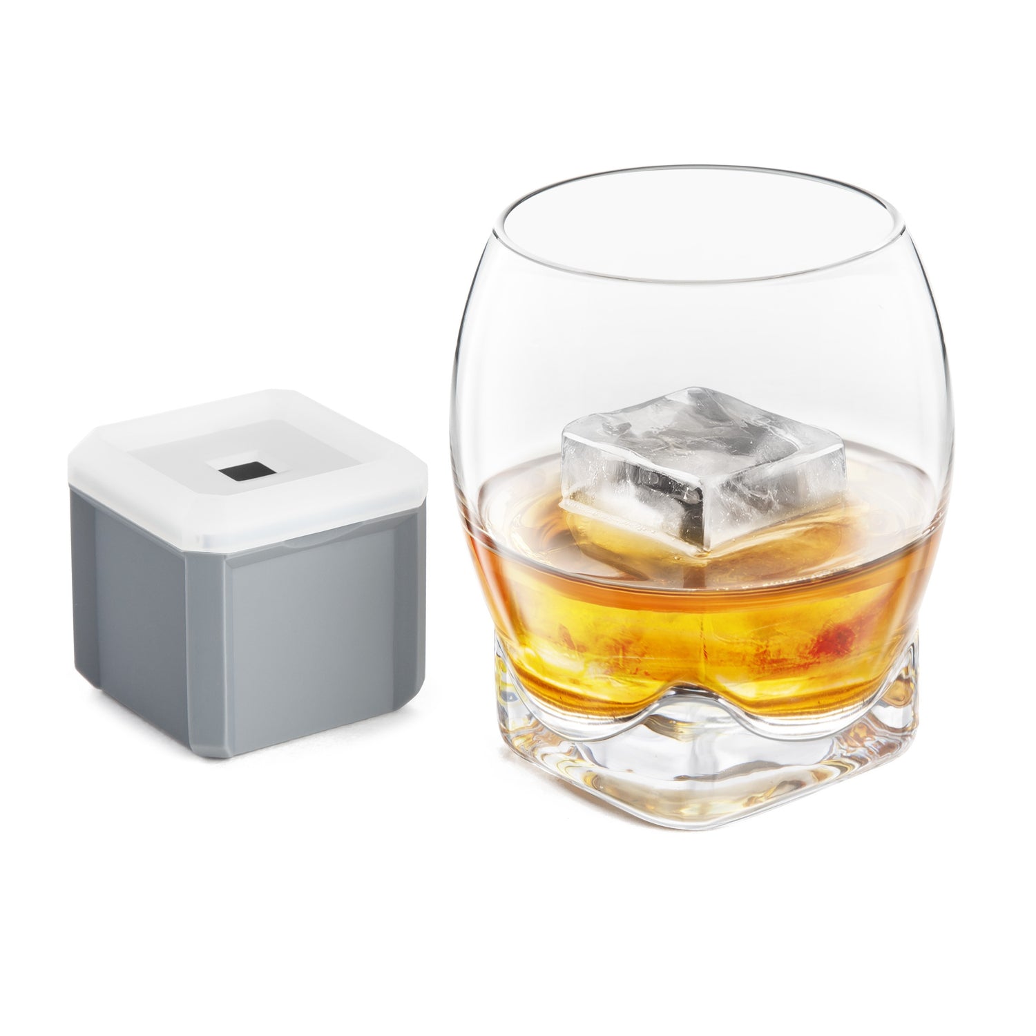 Bartender's Collection Colossal Ice Cube Whiskey Glass