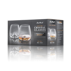Whiskey Lead-Free Crystal Glasses - Set of 2