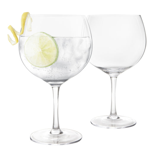 Gin Lead-Free Crystal Glasses - Set of 2