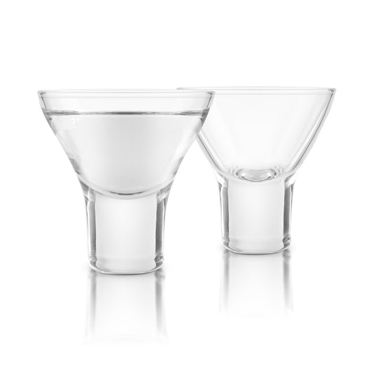Final Touch Durashield Lead-Free Crystal Burgundy Wine Glass Set of 2