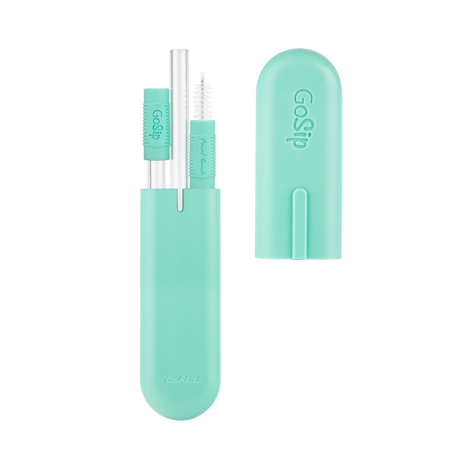 GoSip Glass Reusable Straws - Mint Green